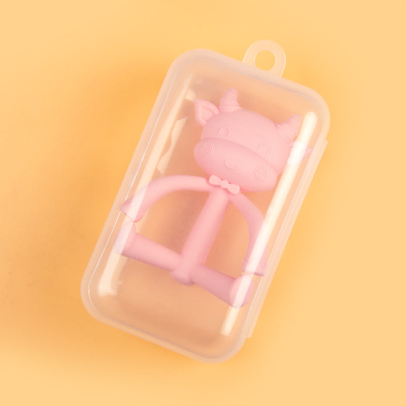 Wholesale Baby 3D Cartoon Silicone Supplies Teether